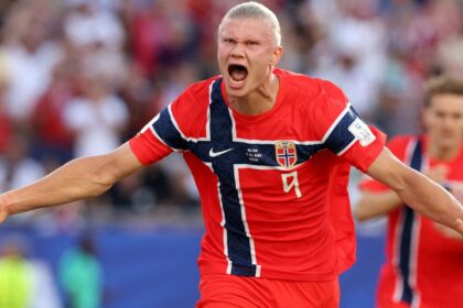 haaland-brilha-e-noruega-goleia-iraque-em-seu-retorno-a-copa-do-mundo
