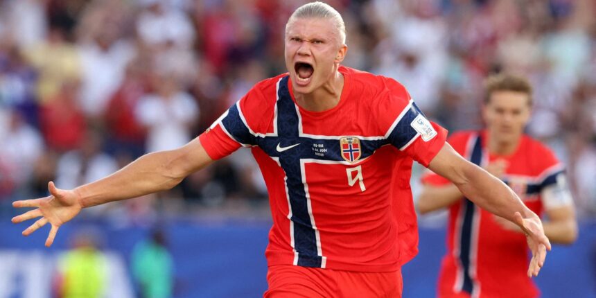 haaland-brilha-e-noruega-goleia-iraque-em-seu-retorno-a-copa-do-mundo
