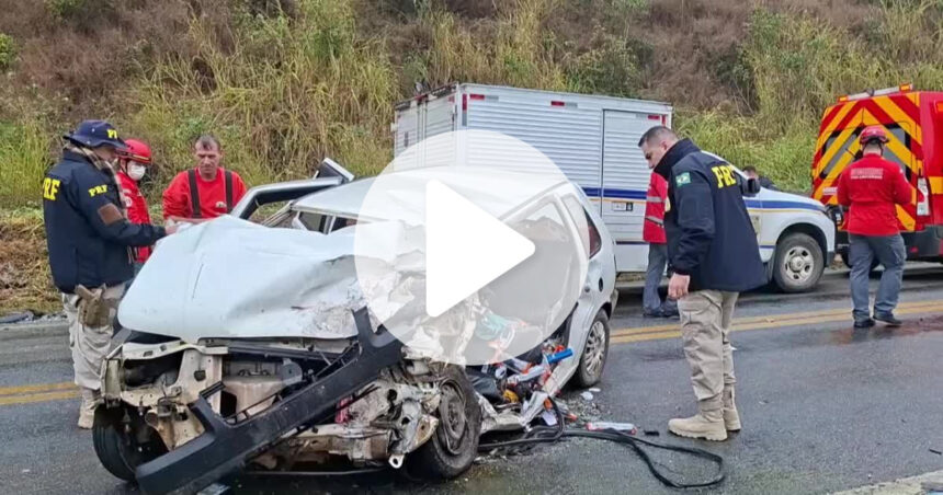 imagens-do-grave-acidente-na-br-280-em-sc-mostram-destruicao-apos-morte-de-motorista;-armas-e-municoes-foram-encontradas-no-carro