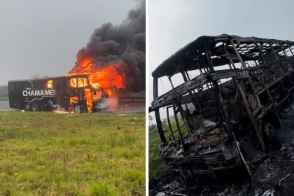 onibus-de-banda-gaucha-pega-fogo-em-curitiba-enquanto-integrantes-dormiam-e-fica-completamente-destruido