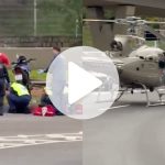 video:-motociclista-perde-perna-em-acidente-grave-e-helicoptero-da-pm-e-acionado-em-florianopolis