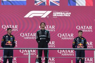 formula-1:-russell-supera-verstappen-por-0.1s-e-vence-gp-do-azerbaijao